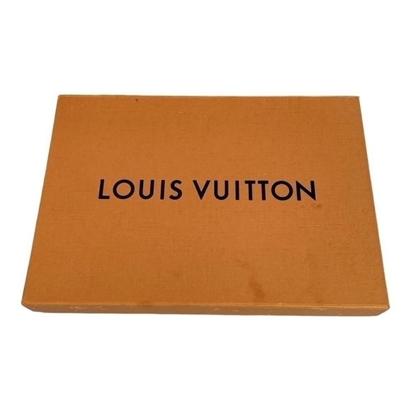 Authentic Empty LOUIS VUITTON BOX Magnet Clap Closure Clutch Bag Gift Box Ribbon - Picture 2 of 4